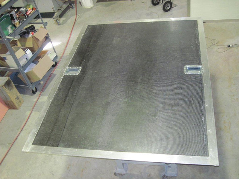 Carbon Knock Out Panel for Military ISO Shelter