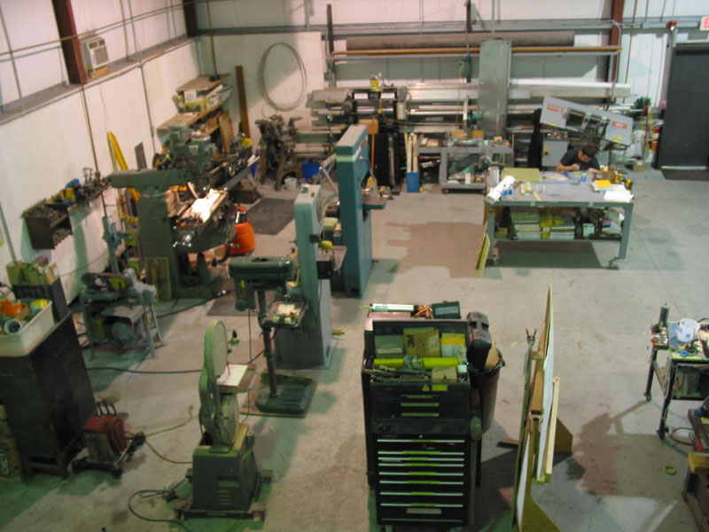 Fully equipped machine shop with CNC capability