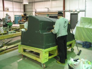 Pre-preg epoxy carbon vacuum molding