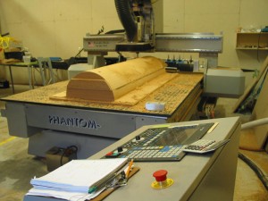 New CNC router for trimming parts and creating patterns and tools